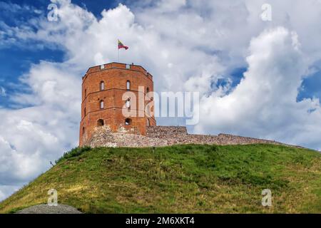 Gediminas' Tower, Vilnius, Lithuania Stock Photo