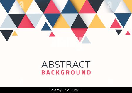 Abstract multicolor geometric background vector Stock Vector