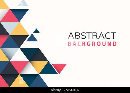 Abstract multicolor geometric background vector Stock Vector
