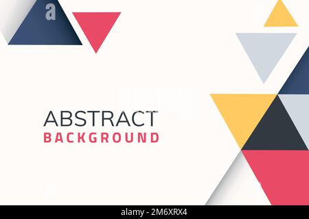 Abstract multicolor geometric background vector Stock Vector