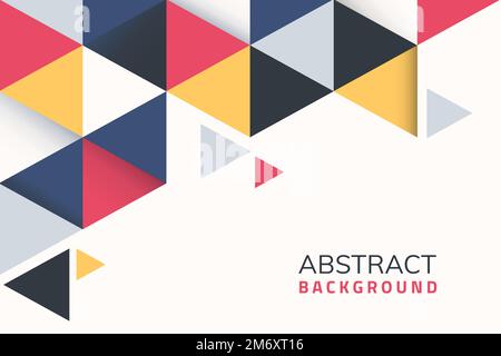 Abstract multicolor geometric background vector Stock Vector