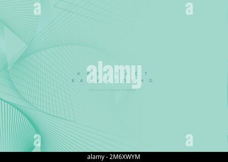 Abstract geometric patterned mint green background vector Stock Vector