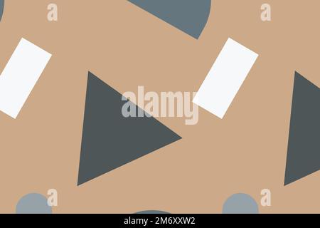 Faded Memphis patterned background vector Stock Vector