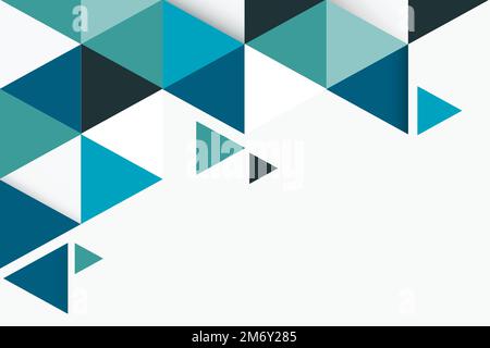 Abstract blue and green geometric background vector Stock Vector