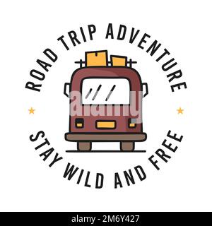 Vector design of camper for traveling Stock Vector