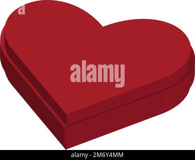 3d render heart Stock Vector