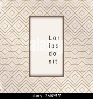 Modern gatsby pattern design vector Stock Vector