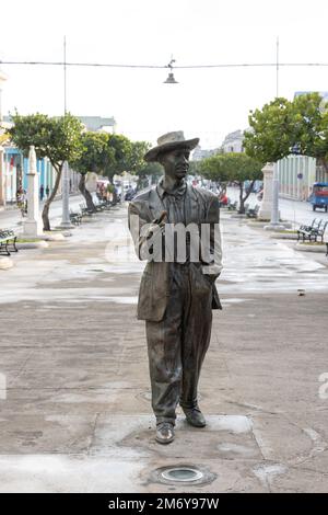 Benny Moré bronze sculpture statue in Cienfuegos Cuba Stock Photo