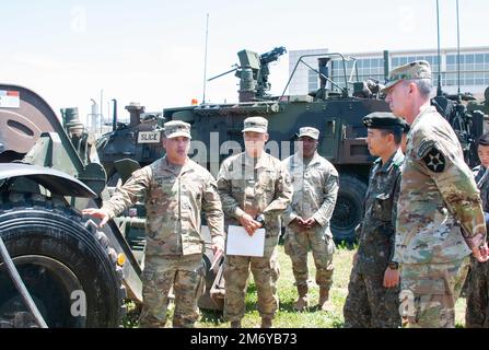 Lt. Gen. Gangsoo Heo, the commanding general of the Republic of Korea ...