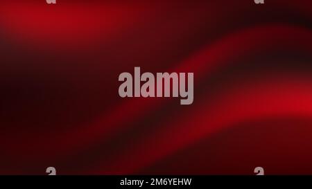 Abstract luxury red fabric satin silk crease fold background. Vector illustration Stock Vector