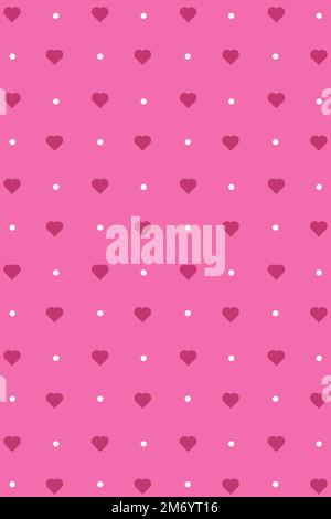 Abstract seamless pattern with hearts. Hearts seamless pattern. Universal print. Vector illustration Stock Vector