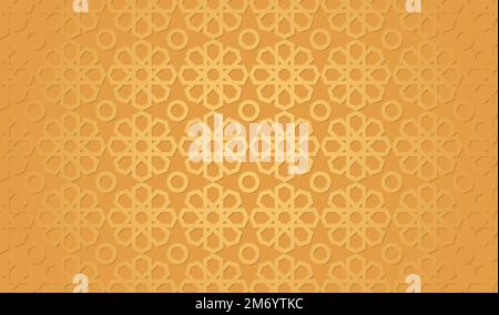 Modern line vector traditional arabic pattern. Abstract background with islamic ornament, arabic geometric texture. Islamic background. Arabic linear Stock Vector