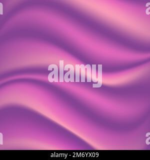 Vector of purple silk fabric background. Background drapery delicate purple silk and feathers. Vector illustration Stock Vector