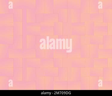 Minimal square shape background. Yellow and pink color elements with fluid gradient. Dynamic shapes composition. Eps10 vector Stock Vector