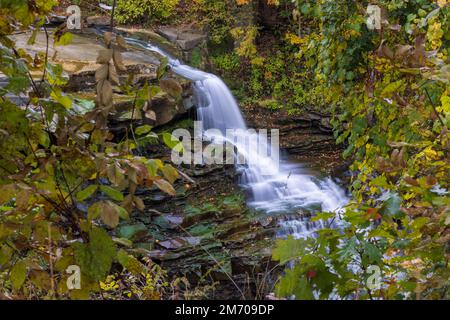 Brandywine Falls in Cuyahoga Valley National Park, Ohio Stock Photo