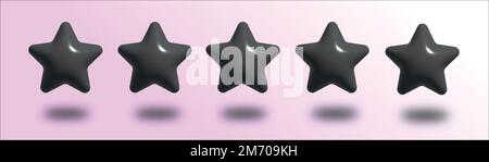 0 star rating. review icon. tone rating. No review. 3D vector illustration. EPS10 Stock Vector