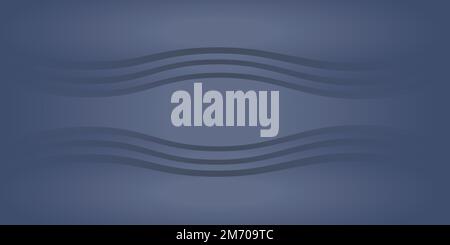 Blue wavy lines elements with fluid gradient. Dynamic shapes composition. Eps10 vector Stock Vector