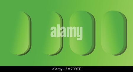 Abstract green blurred gradient background with light. Nature backdrop. Vector illustration. Ecology concept for your graphic design, banner or poster Stock Vector