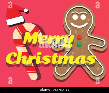 Christmas background concept. Merry Christmas and Happy New Year poster and banner Stock Vector