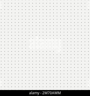 Polka dots or bullet journal texture. Seamless monochrome pattern. Dotted background. Soft abstract geometric pattern. Stock Vector