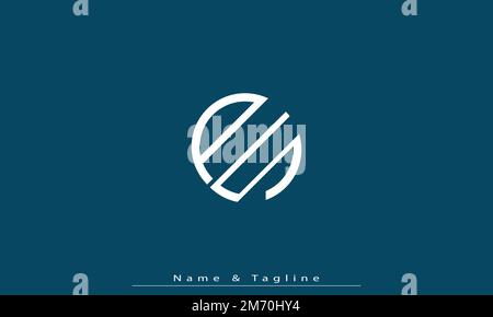 Alphabet letters Initials Monogram logo PS , SP Stock Vector