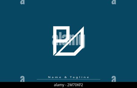 Alphabet letters Initials Monogram logo PO , OP Stock Vector