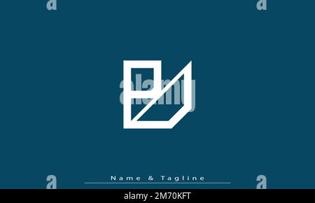 Alphabet letters Initials Monogram logo PO , OP Stock Vector