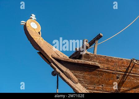 Fatah Al- Khair, traditional Omani dhow ship, Sur Maritime Museum, Oman ...