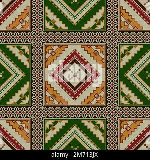 Traditional Kilim vector seamless pattern Stock Vector