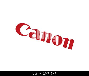 Canon Medical Systems Corporation, Rotated Logo, White Background B Stock Photo