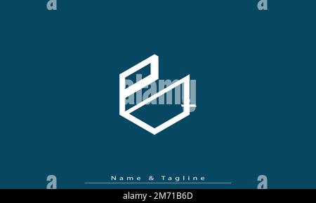 Alphabet letters Initials Monogram logo PQ , QP Stock Vector