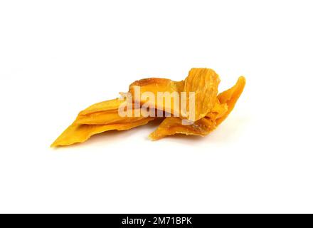 dried mango path isolated on white Stock Photo