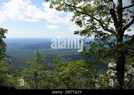 An overlook in Caesars Head State Park located in South Carolina. Stock Photo