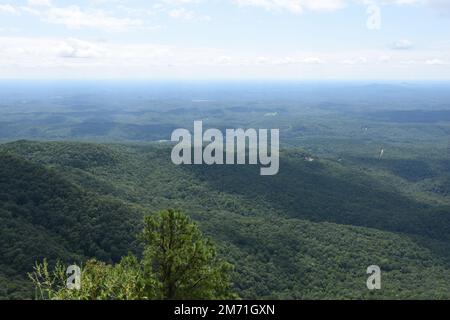 An overlook in Caesars Head State Park located in South Carolina. Stock Photo