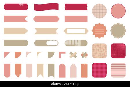 Washi Masking Tape Set Cute Scotch Stock Illustration - Download