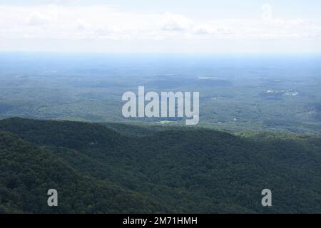 An overlook in Caesars Head State Park located in South Carolina. Stock Photo