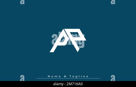 Alphabet letters Initials Monogram logo PP Stock Vector