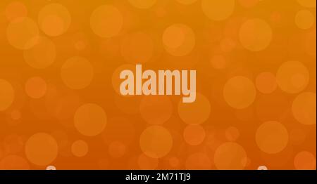 Abstract orange bokeh background. Abstract colorful background. Vector illustration Stock Vector