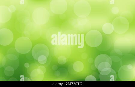 Abstract background with bokeh effects in green colors. Abstract green background. Abstract colorful background. Abstract background with bokeh. Vecto Stock Vector