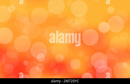 Abstract background with bokeh effects in orange colors. Abstract orange background. Abstract colorful background. Abstract background with bokeh. Vec Stock Vector