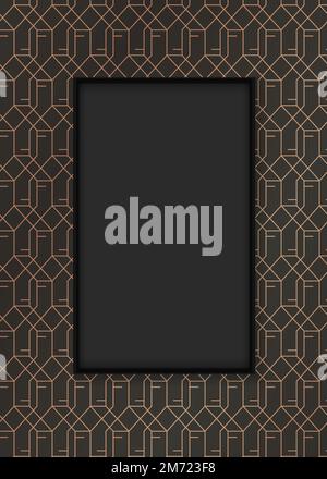 Modern gatsby pattern design vector Stock Vector