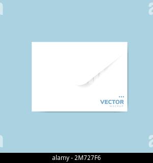 Paper envelope design mockup vector Stock Vector