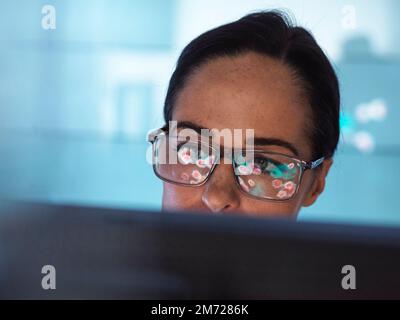 Virus research, conceptual image Stock Photo