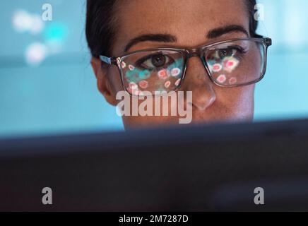 Virus research, conceptual image Stock Photo