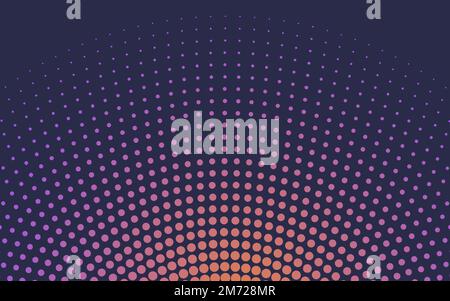 Orange gradient halftone background vector Stock Vector