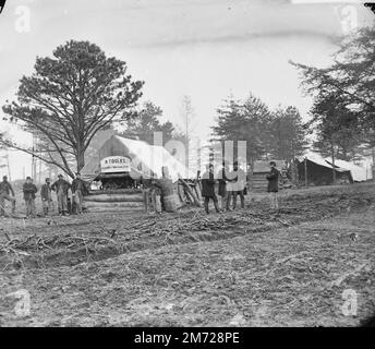 Brandy Station, Virginia. Tent of A. Foulke, Sutler at headquarters of ...