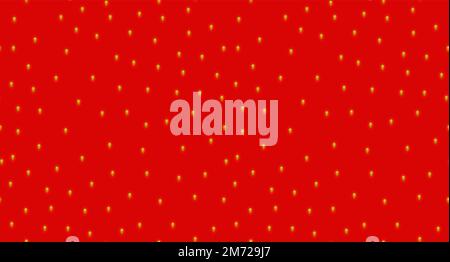 Strawberry texture seamless background. Fruit strawberry pattern with seeds. Seamless strawberry pattern. Vector seamless strawberry texture. Red patt Stock Vector