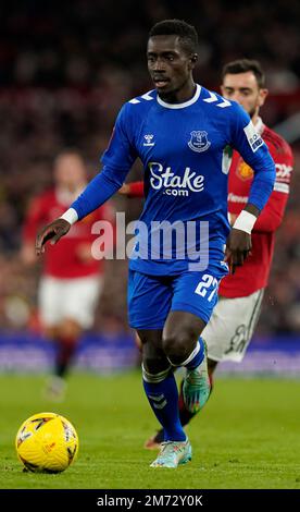 Idrissa Gueye of Everton during the FA Cup fourth round match at The ...