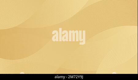 Abstract gold vector background with stripes. Abstract gold gradient background. Shiny gold texture. Vector illustration Stock Vector