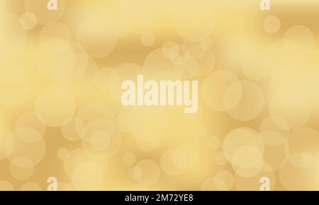 Abstract background with bokeh effects in gold colors. Abstract gold background. Abstract colorful background. Abstract background with bokeh. Vector Stock Vector
